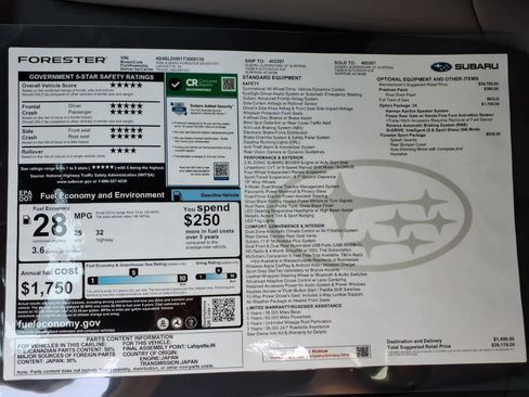 New 2026 Subaru Forester Sport image 40