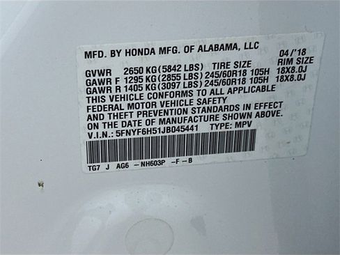 Used 2018 Honda Pilot EX-L image 33