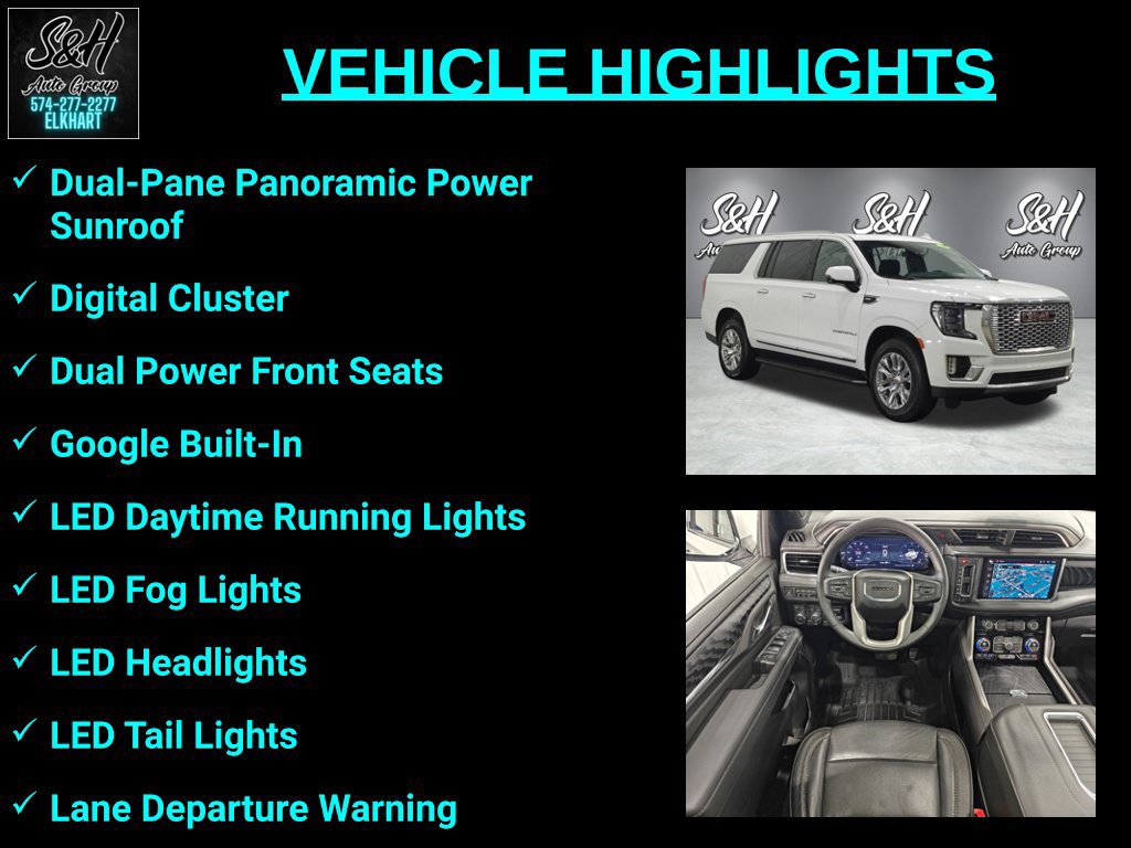 Used 2024 GMC Yukon XL Denali w/ Max Trailering Package AWD/4WD image 3