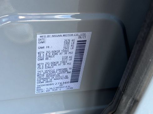 Certified 2023 Nissan Pathfinder Rock Creek AWD/4WD image 27