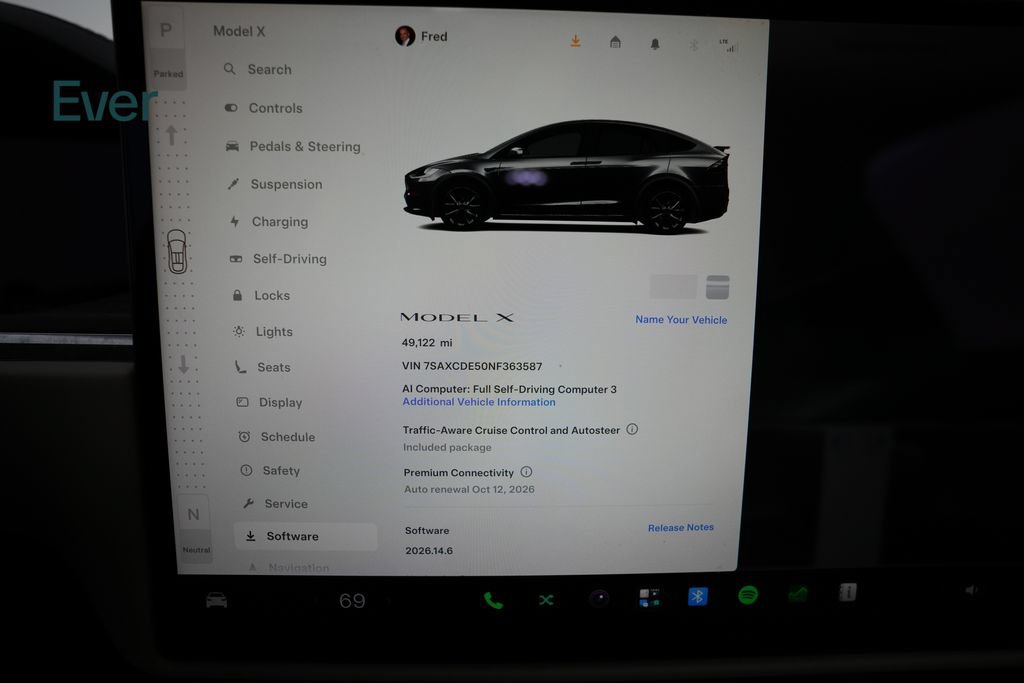 Used 2022 Tesla Model X AWD/4WD image 7