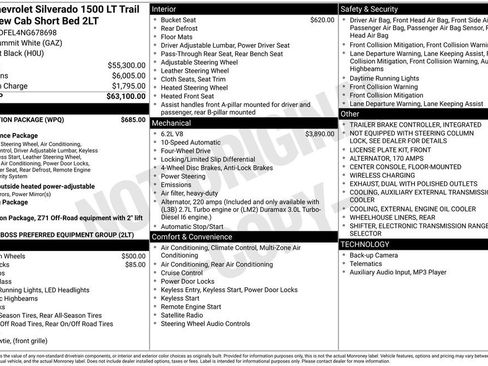 Used 2022 Chevrolet Silverado 1500 LT Trail Boss w/ Protection Package image 2