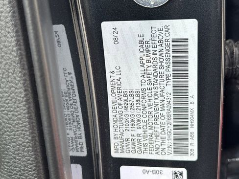 Certified 2024 Honda Accord EX-L image 23