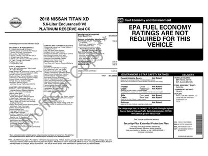 Used 2018 Nissan Titan Platinum Reserve w/ Platinum Utility Package