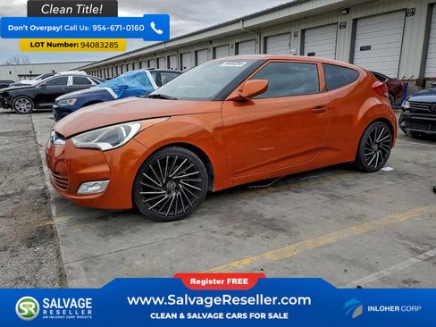 Used 2012 Hyundai Veloster w/ Style Pkg image 1