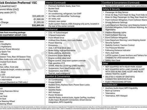 Used 2023 Buick Envision Preferred image 9