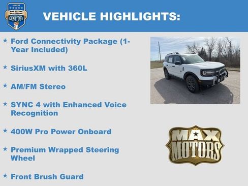 New 2026 Ford Bronco Sport Big Bend w/ Convenience Package AWD/4WD image 23