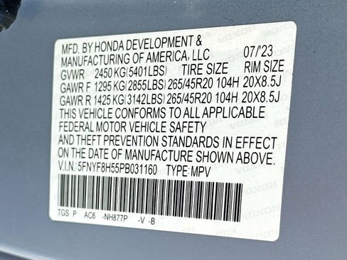 Used 2023 Honda Passport EX-L image 37