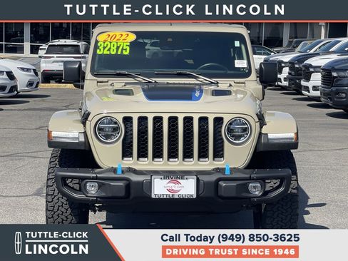 Used 2022 Jeep Wrangler Unlimited Rubicon 4xe w/ Steel Bumper Group AWD/4WD image 2