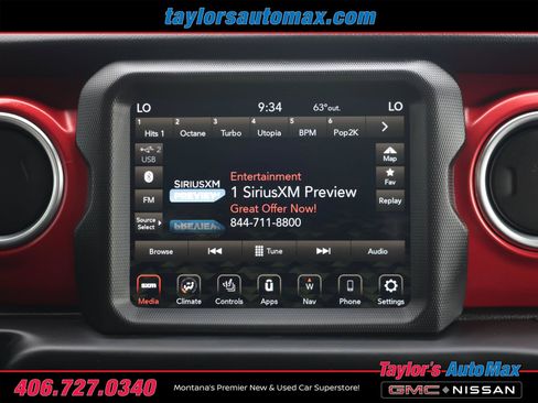 Used 2020 Jeep Gladiator Rubicon w/ Uconnect 4C Nav & Sound Group AWD/4WD image 13