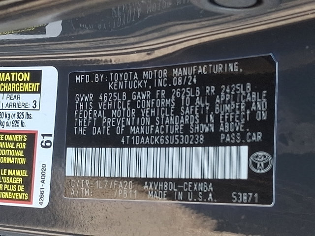Used 2025 Toyota Camry LE FWD image 25