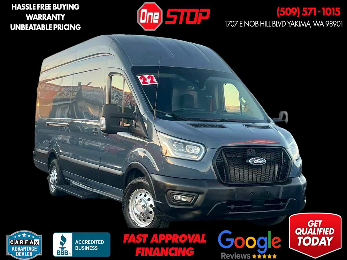 Used 2022 Ford Transit 250 148 High Roof Extended AWD w/ Parcel Delivery Package image 1