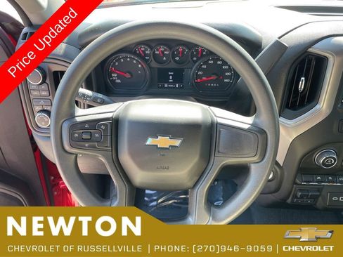 Used 2024 Chevrolet Silverado 1500 Custom w/ Turbomax Blackout Package AWD/4WD image 12