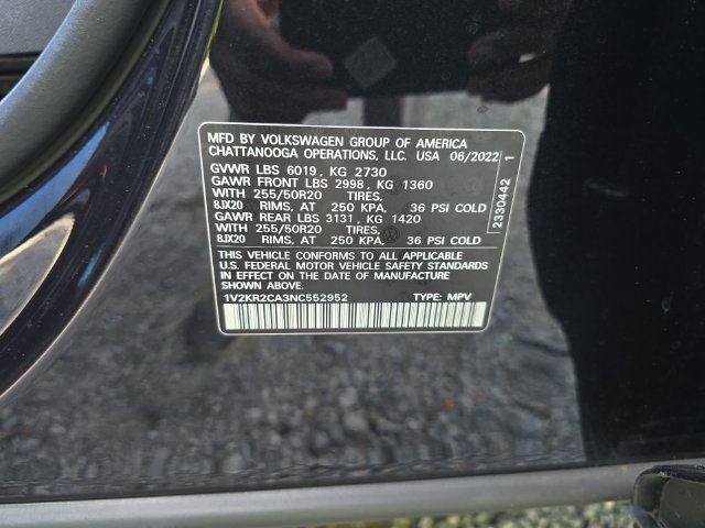 Used 2022 Volkswagen Atlas SE AWD/4WD image 25
