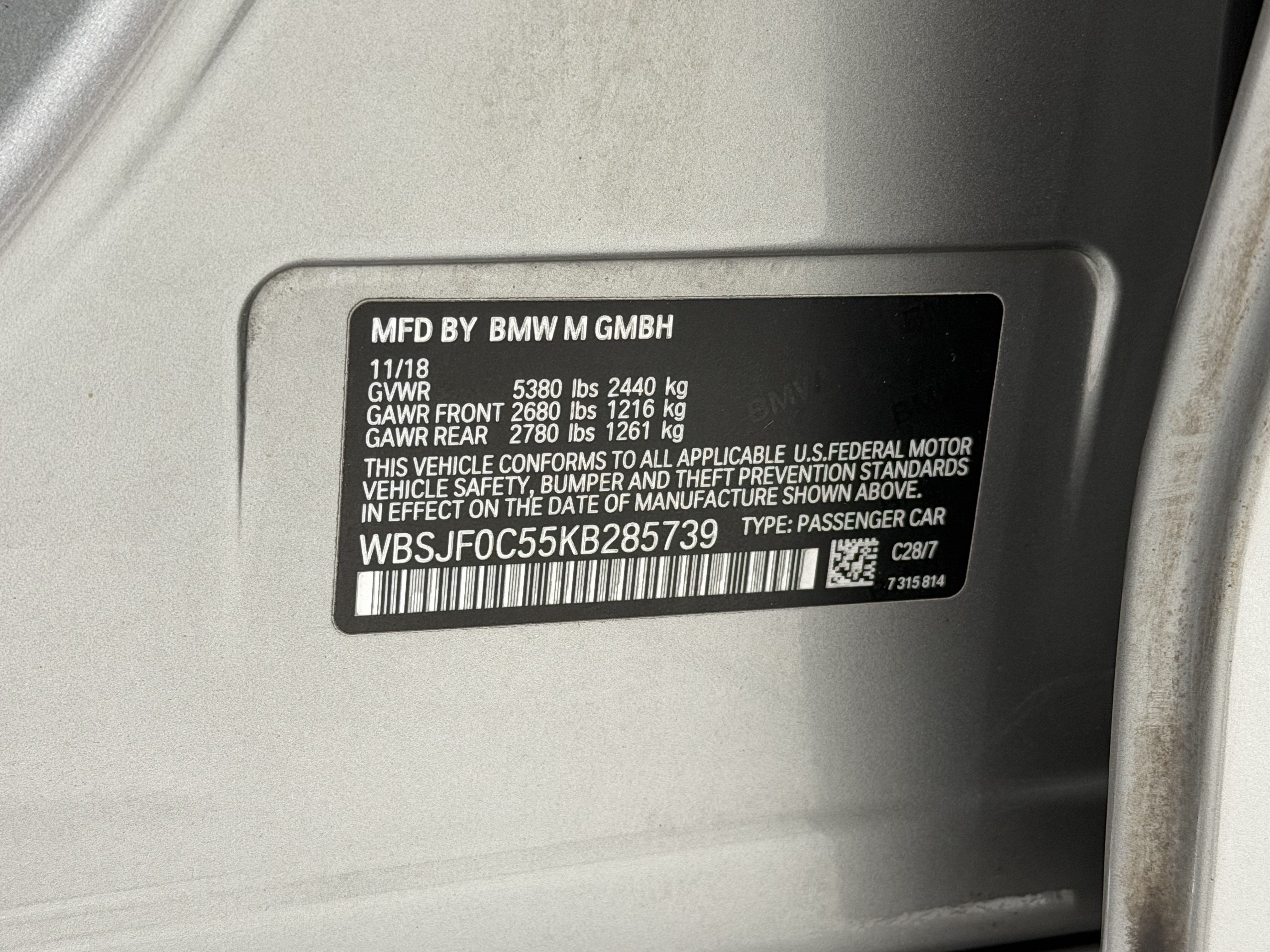 Used 2019 BMW M5 w/ Executive Package AWD/4WD image 68