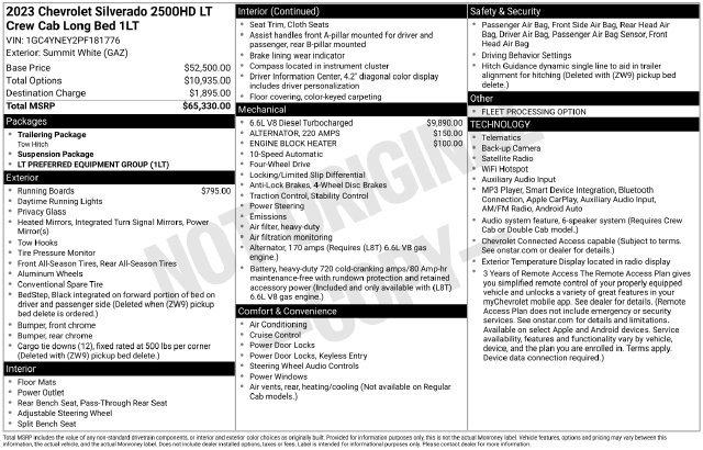 Used 2023 Chevrolet Silverado 2500 LT AWD/4WD image 6