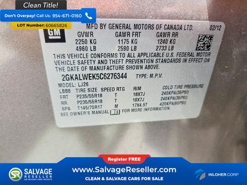 Used 2012 GMC Terrain SLT FWD image 17