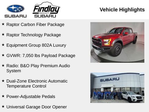 Used 2018 Ford F150 Raptor w/ Equipment Group 802A Luxury image 2