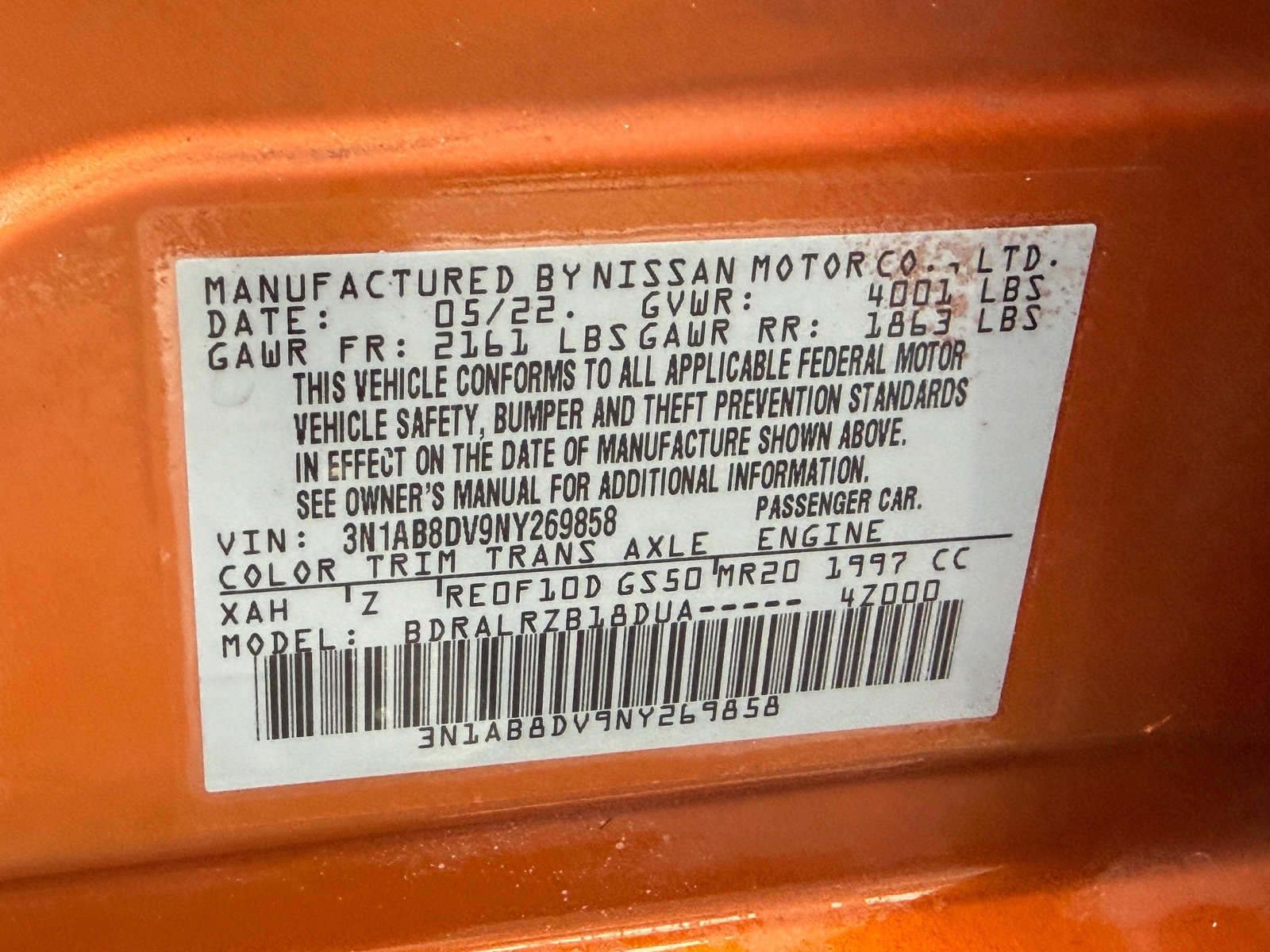 Used 2022 Nissan Sentra SR FWD image 20