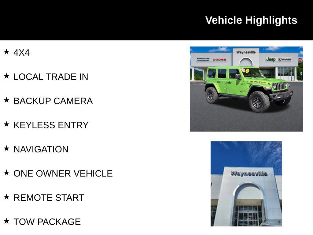Used 2025 Jeep Wrangler Unlimited Rubicon AWD/4WD image 2