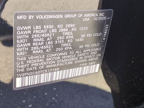 New 2026 Volkswagen Atlas SEL Premium R-Line AWD/4WD image 21