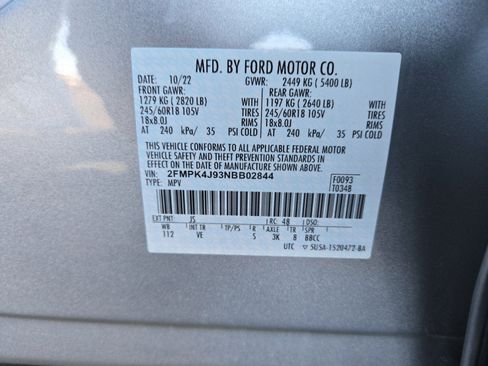 Certified 2022 Ford Edge SEL image 28