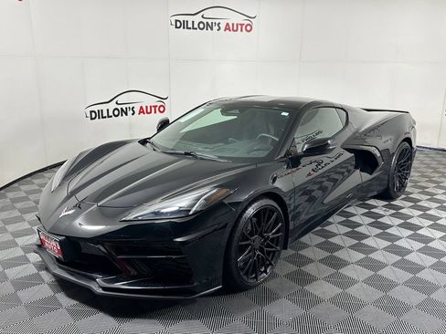 Used 2024 Chevrolet Corvette Stingray Coupe w/ Chrome Exterior Badge Package RWD image 2