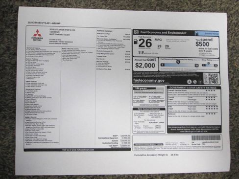 Used 2025 Mitsubishi Outlander Sport ES AWD/4WD image 4