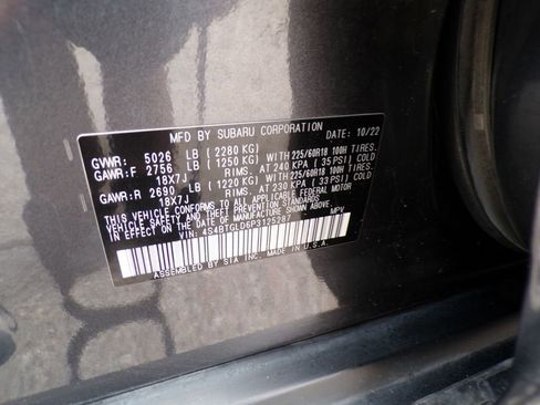 Used 2023 Subaru Outback Onyx Edition XT AWD/4WD image 35
