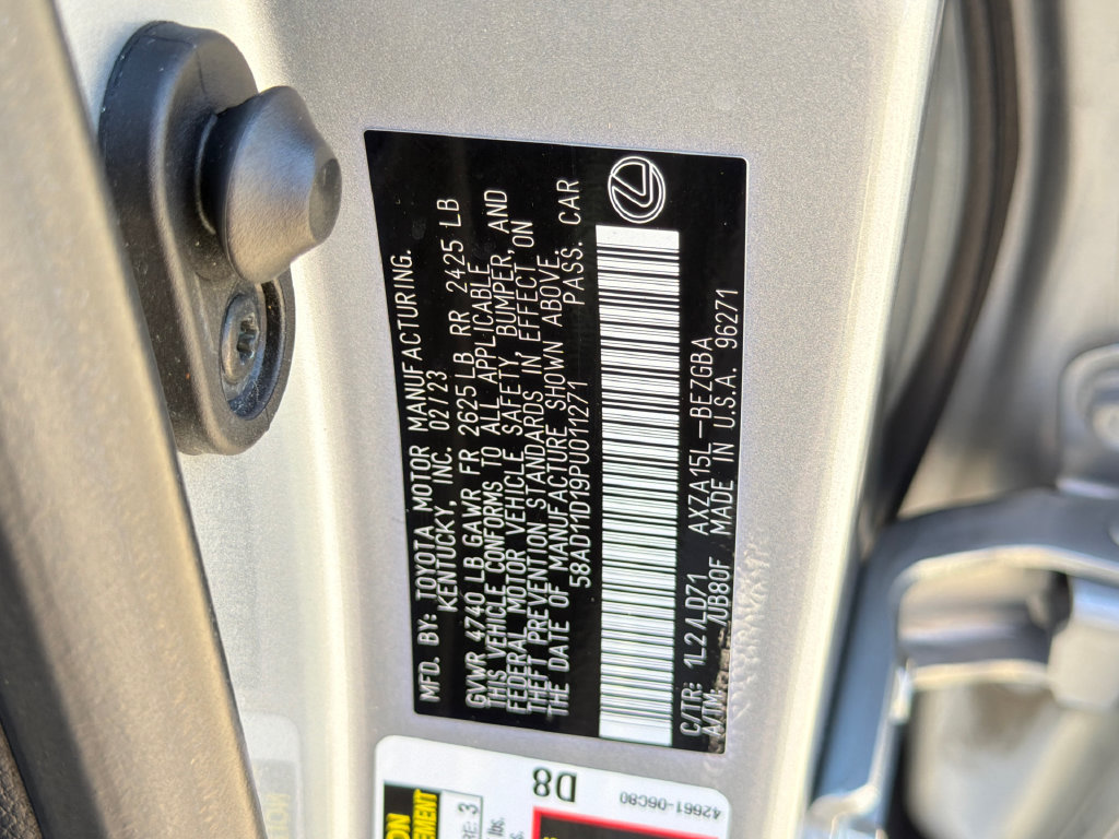 Used 2023 Lexus ES 250 w/ Premium Package AWD/4WD image 37