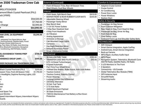 New 2026 RAM 3500 Tradesman AWD/4WD image 9