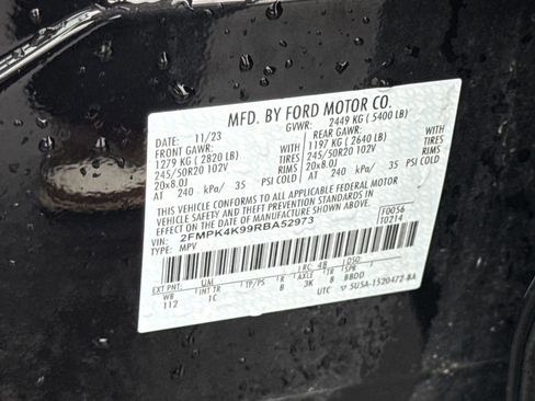 Used 2024 Ford Edge Titanium w/ Equipment Group 301A AWD/4WD image 33