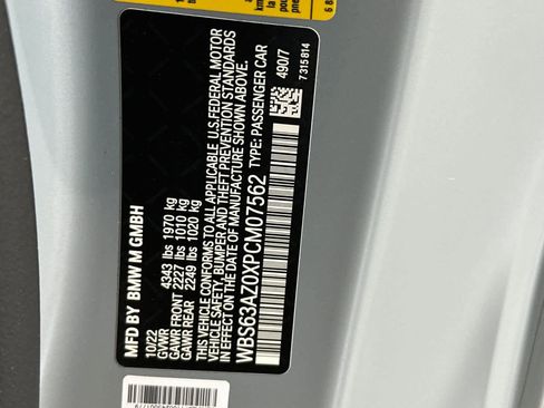 Used 2023 BMW M4 CSL image 40