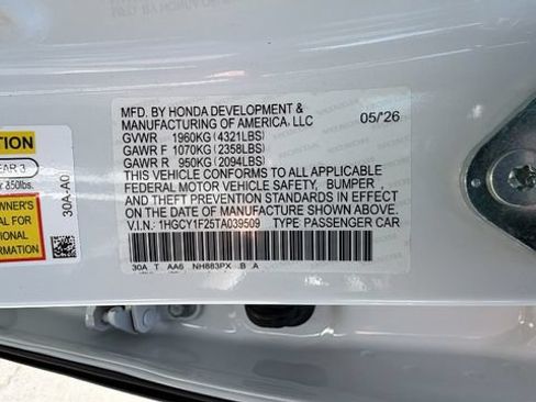 New 2026 Honda Accord LX image 33