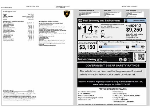 Used 2022 Lamborghini Urus AWD/4WD image 6