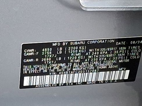 Certified 2025 Subaru Outback Premium w/ Tech Package 1 image 26