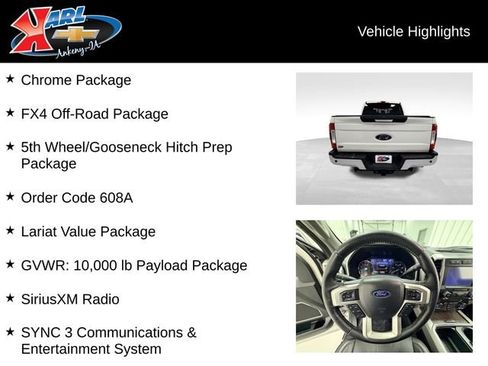 Used 2019 Ford F250 Lariat w/ Chrome Package image 2