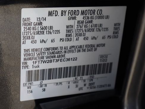Used 2015 Ford F250 Lariat w/ Lariat Ultimate Package AWD/4WD image 57