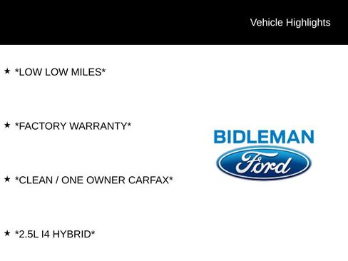 Used 2025 Ford Maverick XLT w/ Equipment Group 301A AWD/4WD image 3