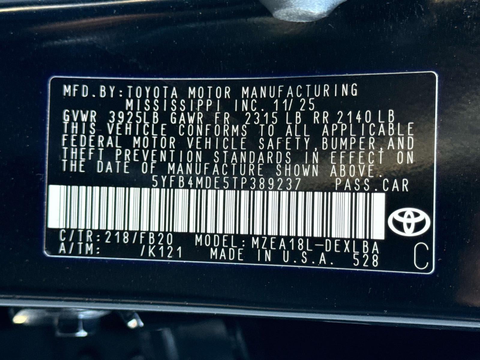Used 2026 Toyota Corolla LE FWD image 26