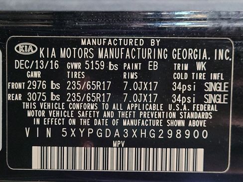 Used 2017 Kia Sorento LX image 33