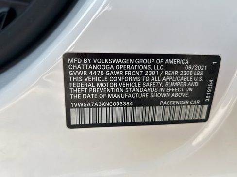 Used 2022 Volkswagen Passat 2.0T SE FWD image 22