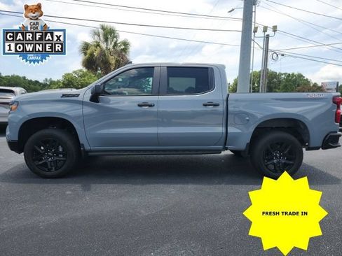 Used 2024 Chevrolet Silverado 1500 Custom Trail Boss w/ LPO, Dark Essentials Package AWD/4WD image 6