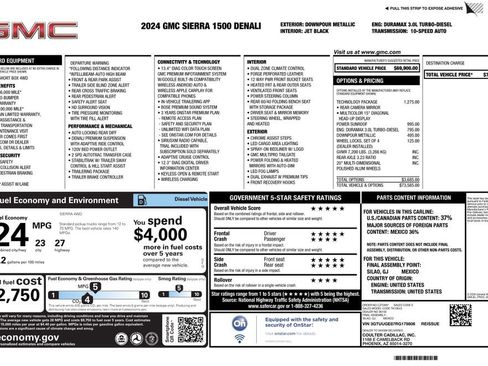 Used 2024 GMC Sierra 1500 Denali w/ Technology Package image 4