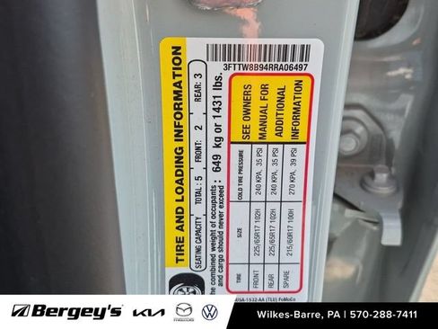Used 2024 Ford Maverick XL w/ Equipment Group 100A Standard AWD/4WD image 30