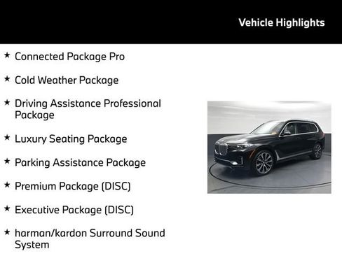 Used 2021 BMW X7 xDrive40i w/ Premium Package AWD/4WD image 5