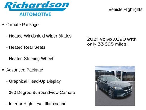 Used 2021 Volvo XC90 T6 Momentum w/ Advanced Package image 11