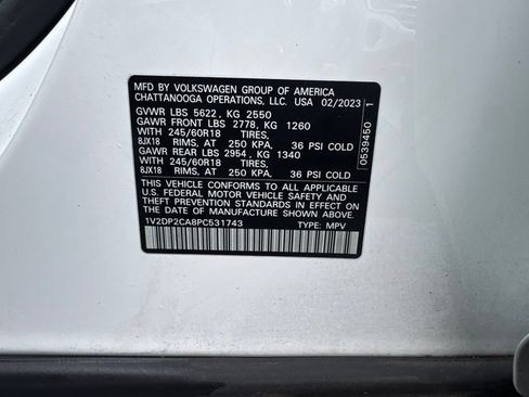 Used 2023 Volkswagen Atlas SE FWD image 14