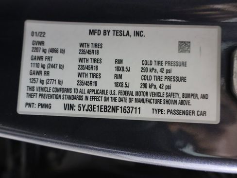 Used 2022 Tesla Model 3 Long Range image 38
