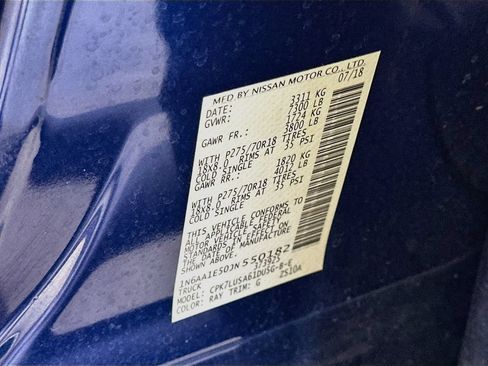 Used 2018 Nissan Titan PRO-4X w/ Pro-4x Convenience Package AWD/4WD image 36